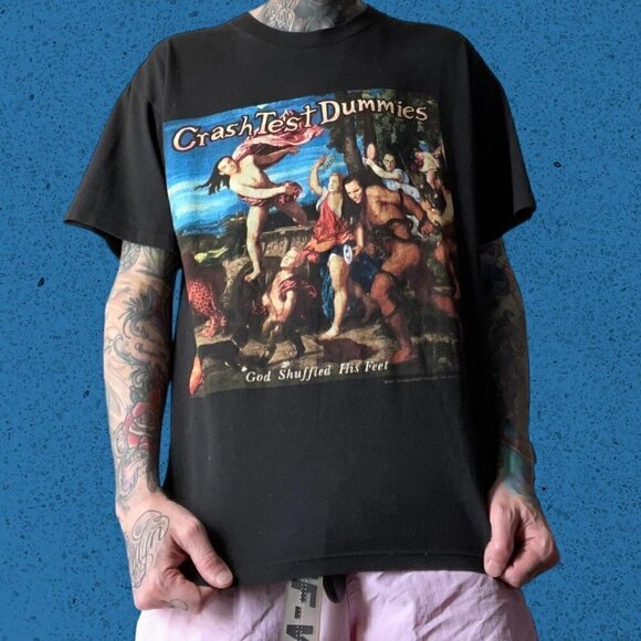 Vintage SINGLE STITCH Crash Test Dummies Shirt - Picture 1 of 6
